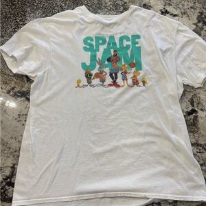 Space Jam Graphic White Short Sleeve Tee